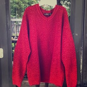 Red XL Route 66 wool sweater